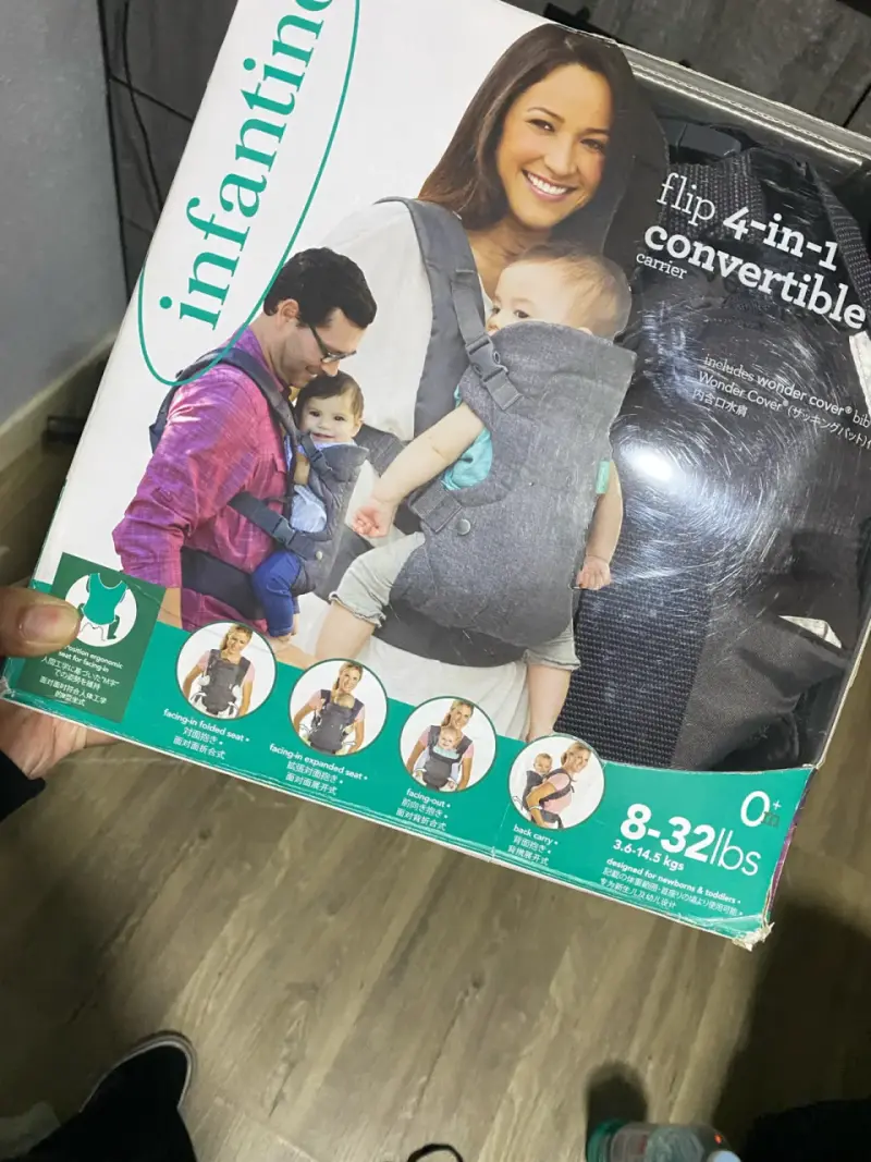 Portabebés Infantino Flip 4 en 1 Convertible