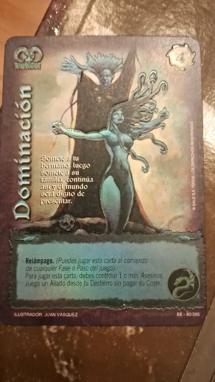 Carta de juego Dominación de Mitos y Leyendas