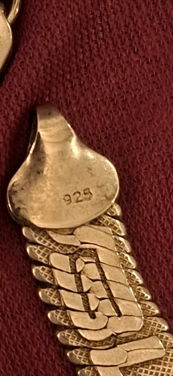 Cadena de plata 925 marca FUBU - 4