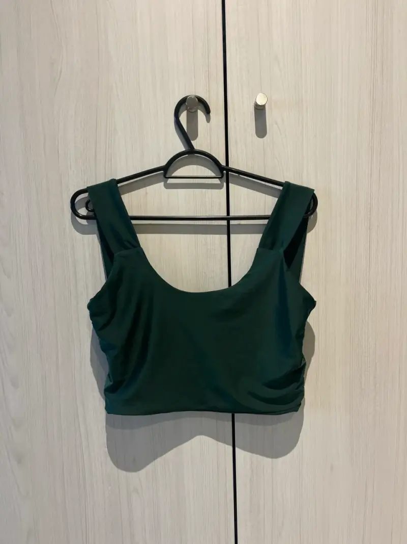 Top verde oscuro para mujer