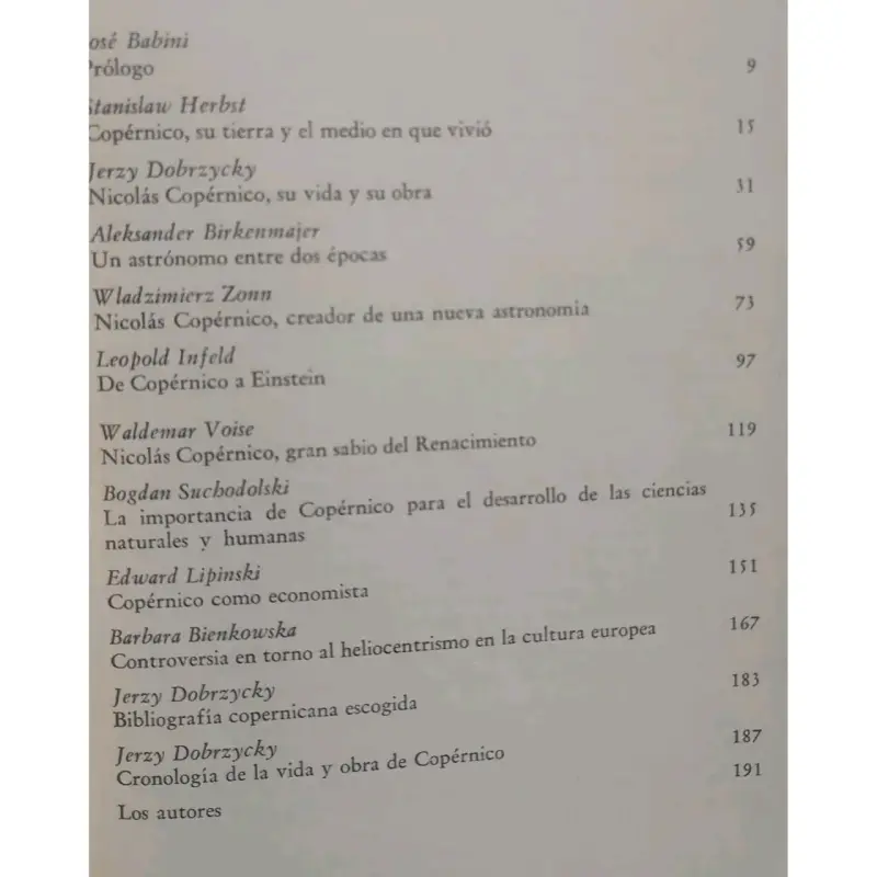 Libro conmemorativo Nicolás Copérnico 1473-1973 - 2