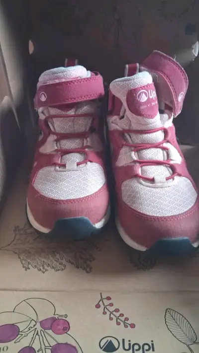 Botas de trekking para niños Lippi rojas - miniatura 3