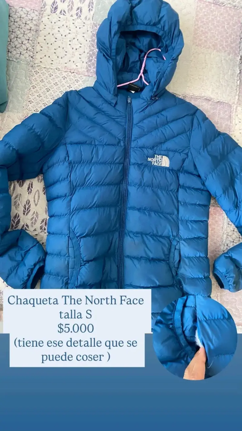 Chaqueta azul The North Face talla S