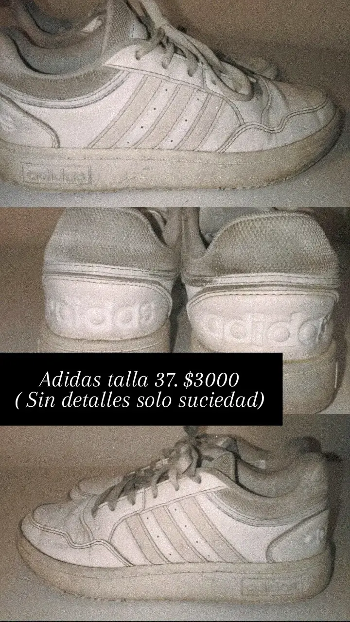 Zapatillas Adidas blancas talla 37 usadas
