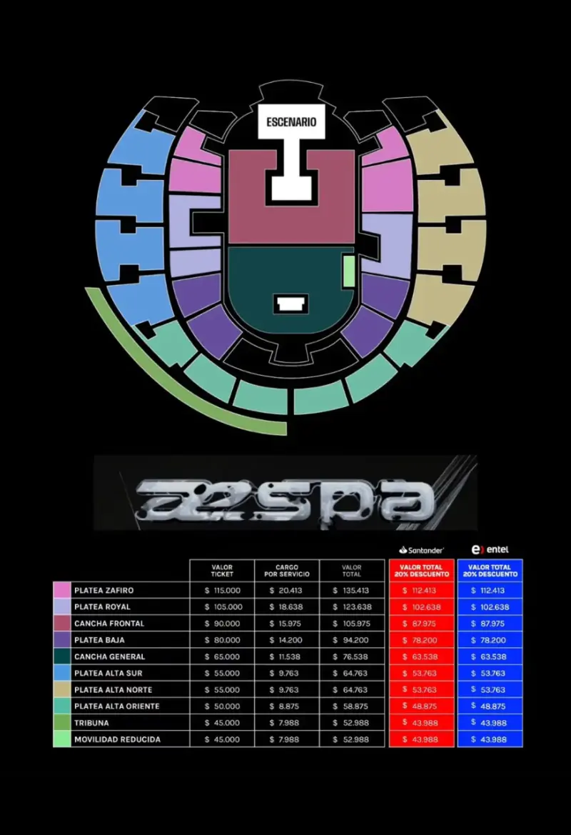 entrada cancha general Aespa a precio preventa - 2