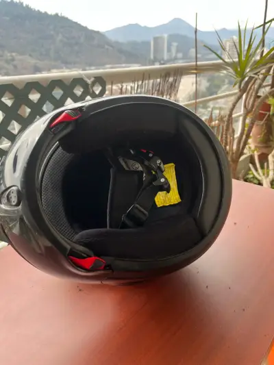 Casco de moto Nolan negro con visera - miniatura 3