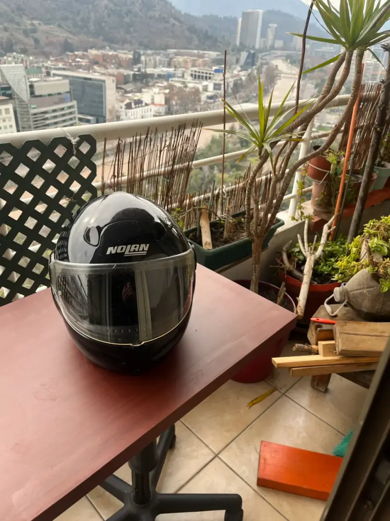 Casco de moto Nolan negro con visera - 6