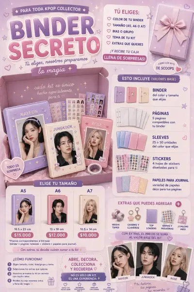 Kit decora tu binder, journaling - miniatura 4