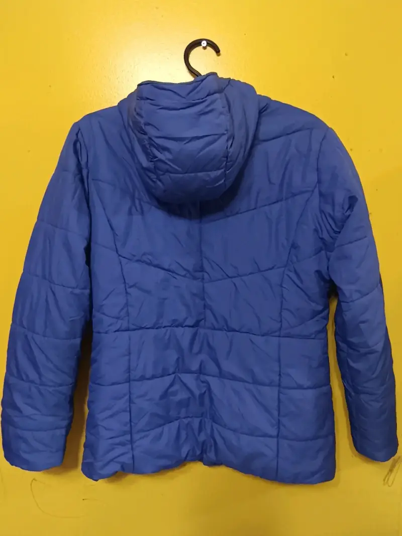 Chaqueta Columbia azul con capucha talla XL - 3