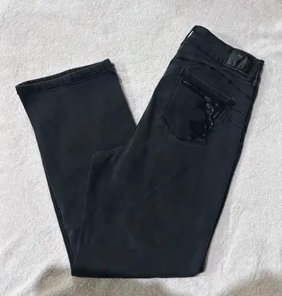 Jeans negros S.Cocci talla 42 - miniatura 2