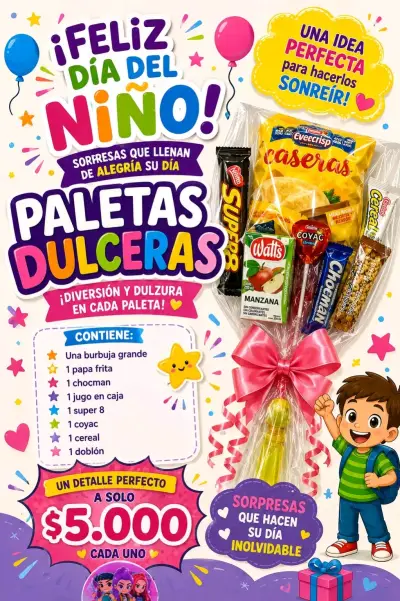 Paletas dulceras para el Día del Niño - miniatura 1