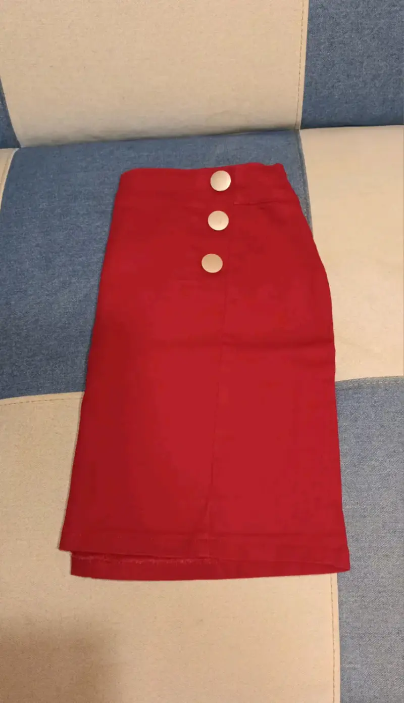 Falda roja