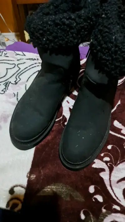 Botas negras de invierno para mujer - miniatura 1