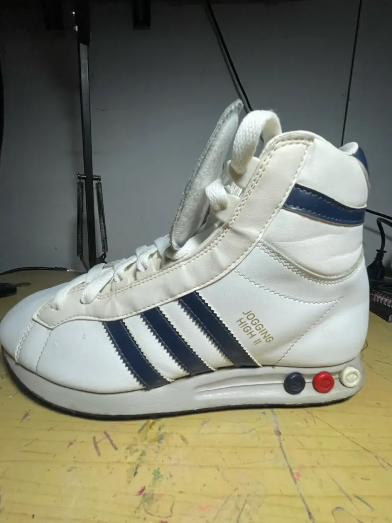 Zapatillas deportivas Adidas Jogging High II blancas - 1