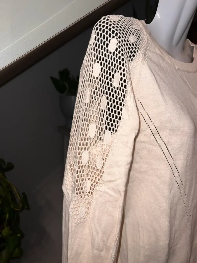 Sweater Pepe Jeans delgado detalles encaje - 3