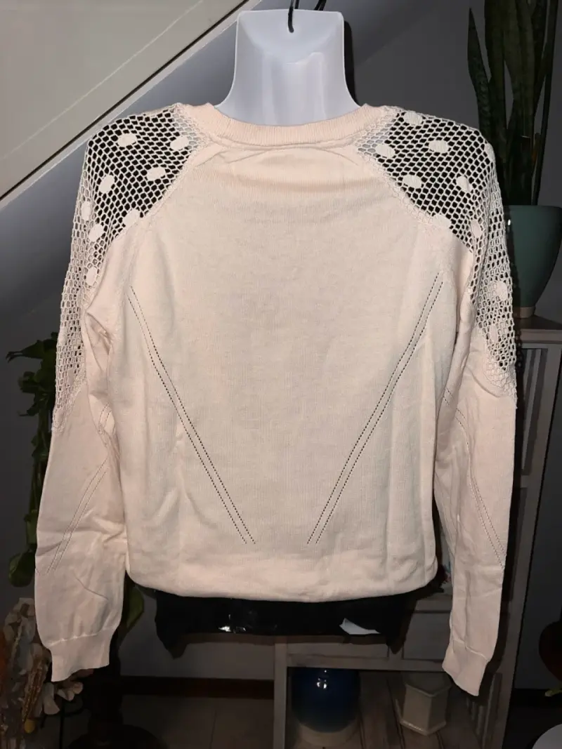 Sweater Pepe Jeans delgado detalles encaje - 4