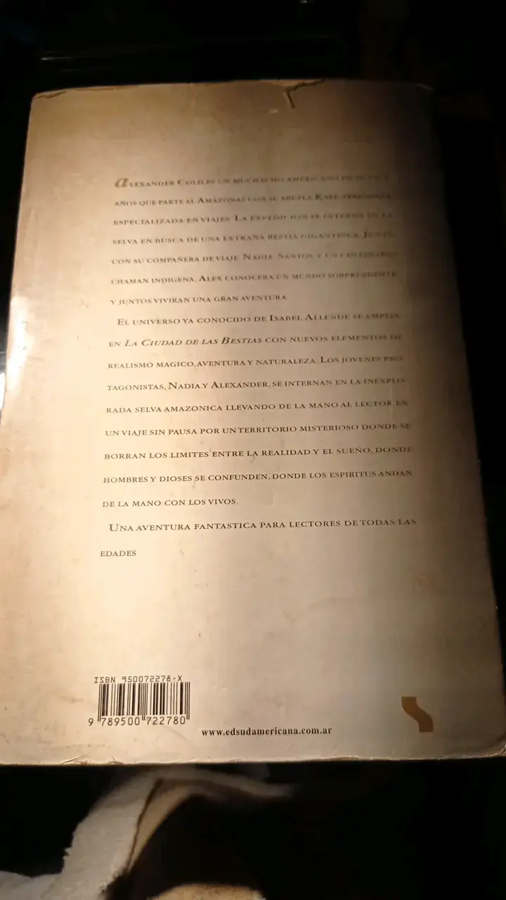Libro 'La Ciudad de las Bestias' de Isabel Allende - 2
