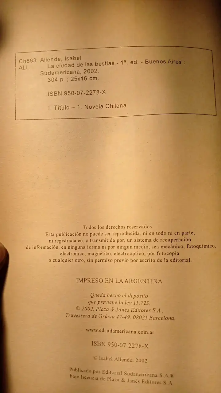 Libro 'La Ciudad de las Bestias' de Isabel Allende - 3