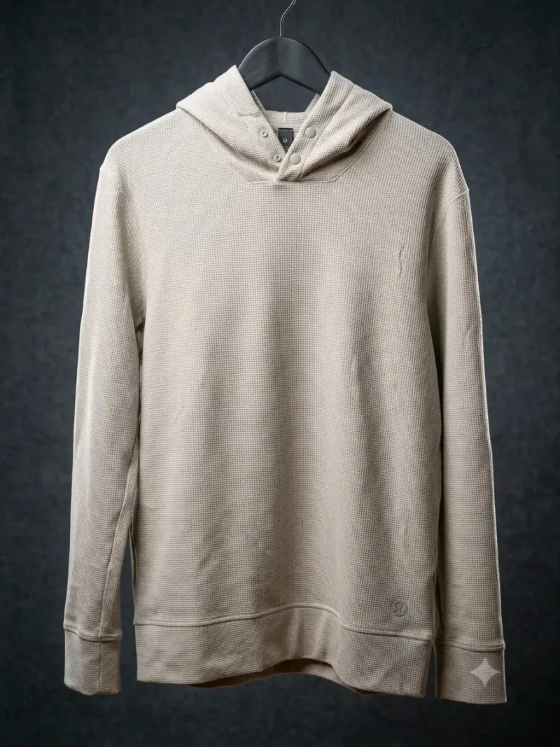 Polerón con capucha beige Lululemon talla M - 1