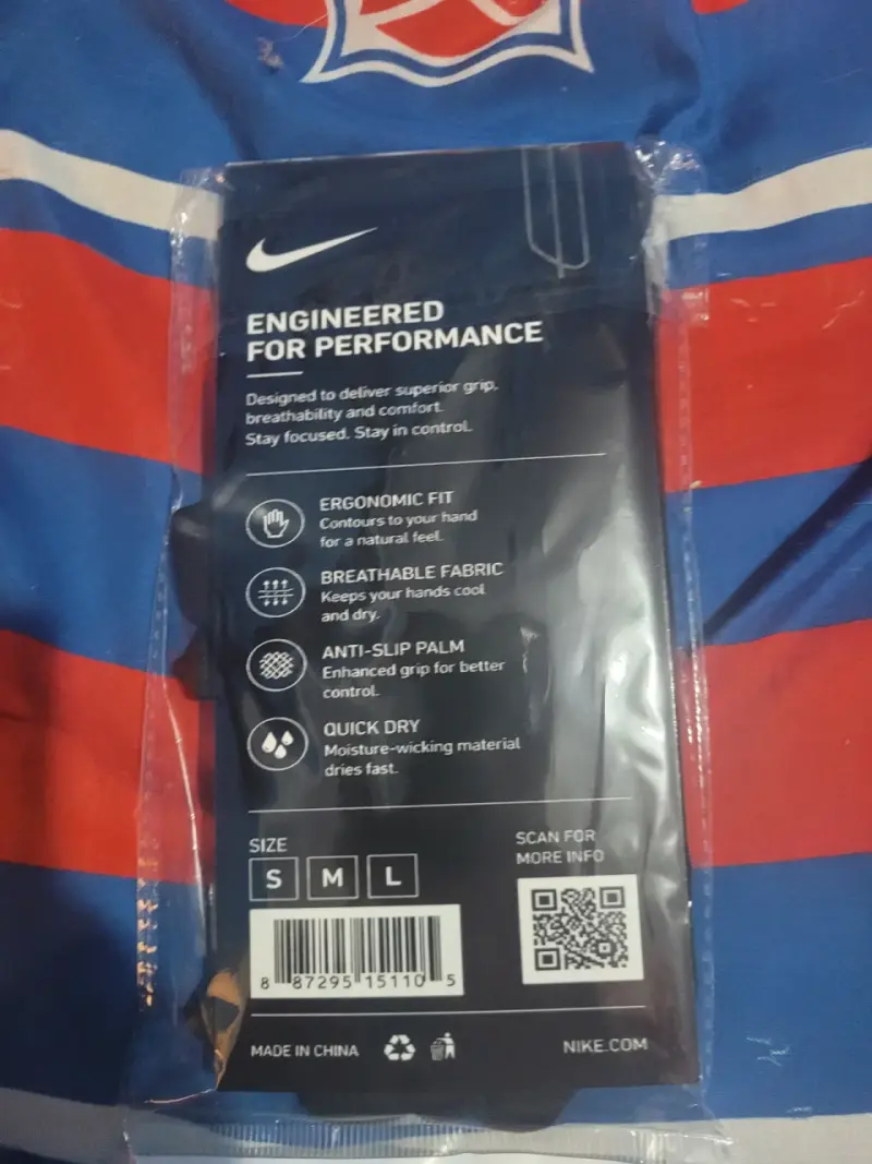 Guantes deportivos Nike Dry-Fit negros - 2