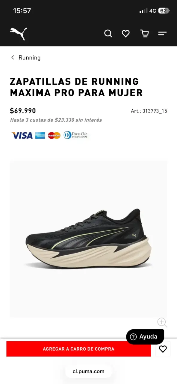 Zapatillas de Running Puma Maxima Pro Mujer Negras - 4