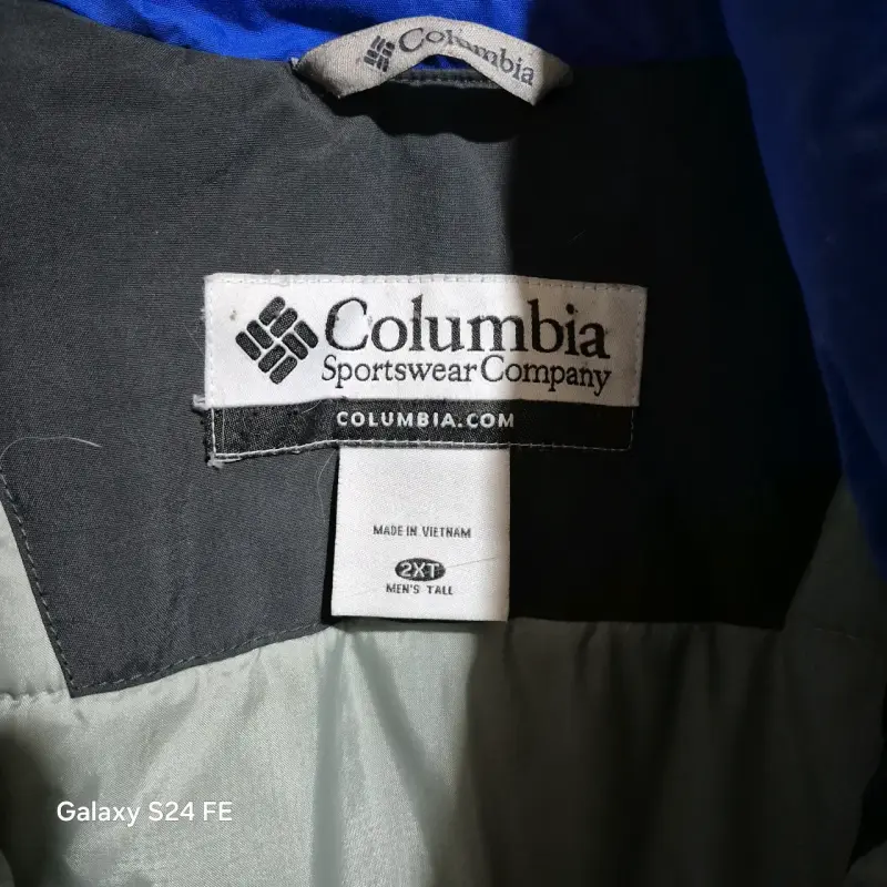 Chaqueta impermeable azul Columbia para hombre - 5