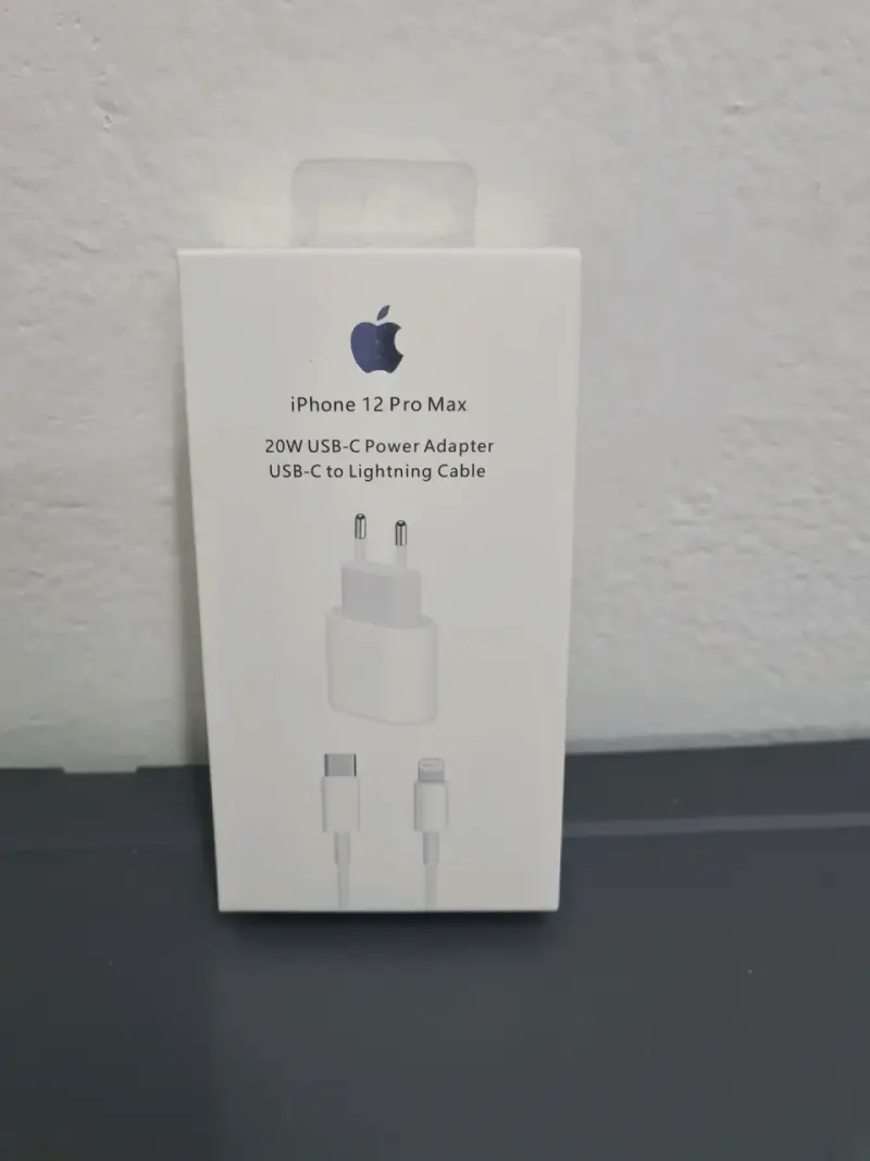 Cargador Apple 20W USB-C para iPhone 12 Pro Max
