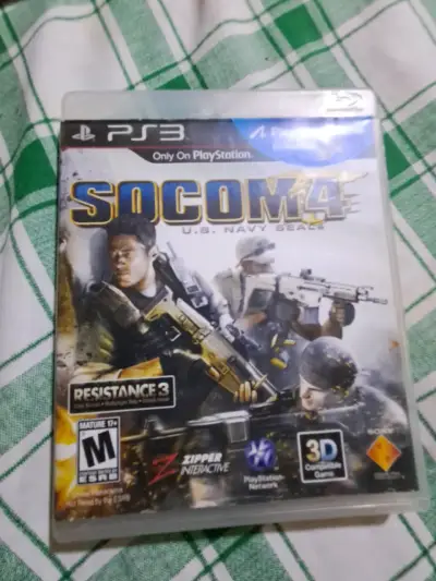 PS3 SOCOM 4 U.S. Navy Seals con código cerrado - miniatura 1