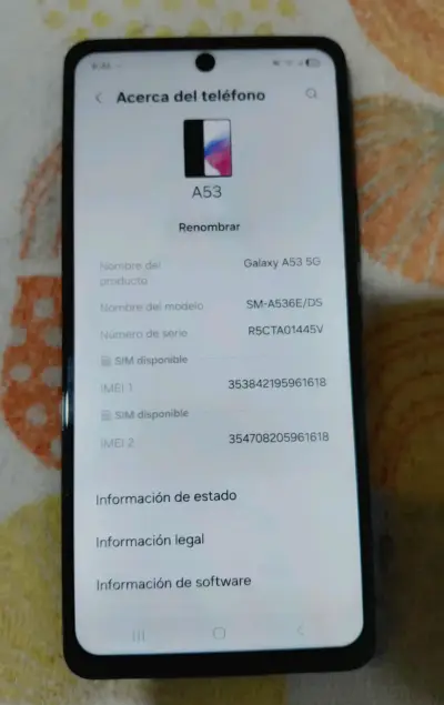 Samsung Galaxy A53 5G en buen estado - miniatura 2