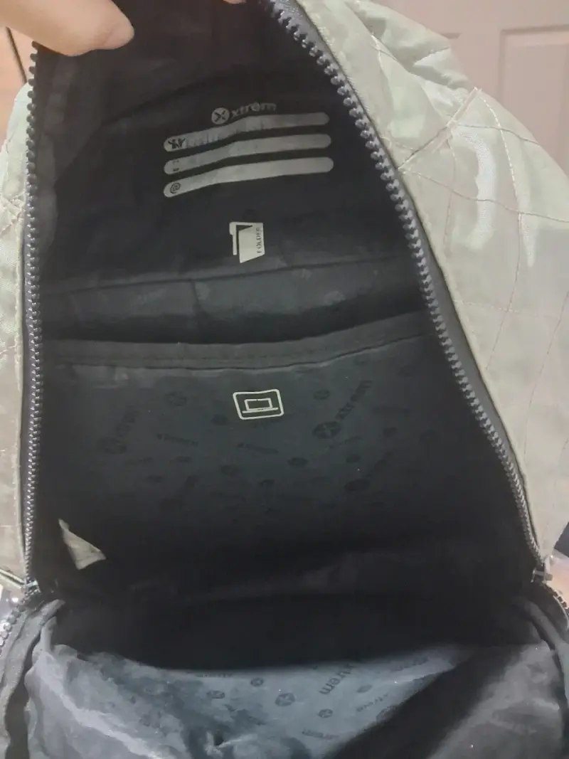 Mochila Xtrem acolchada gris con bolsillos - 2