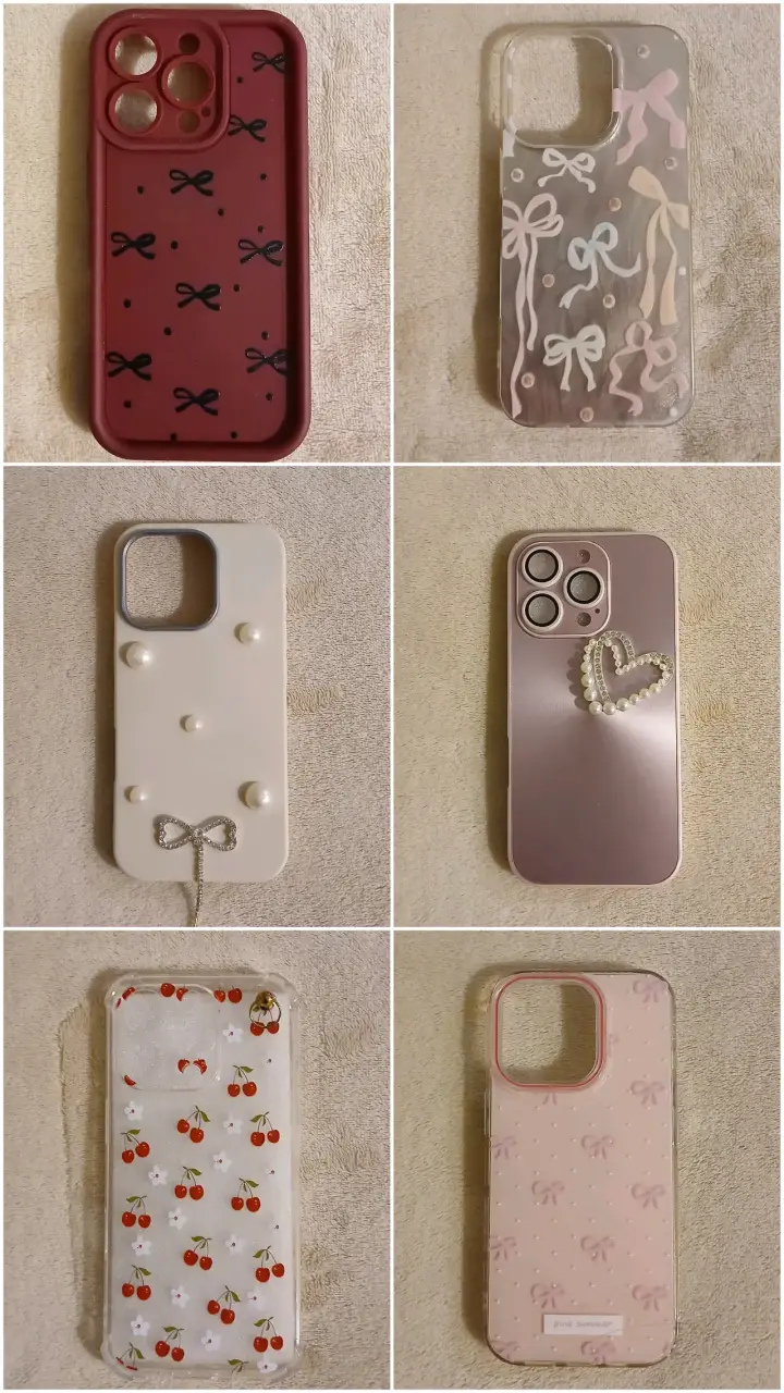 Lote de carcasas decorativas para iPhone 16 Pro - 1