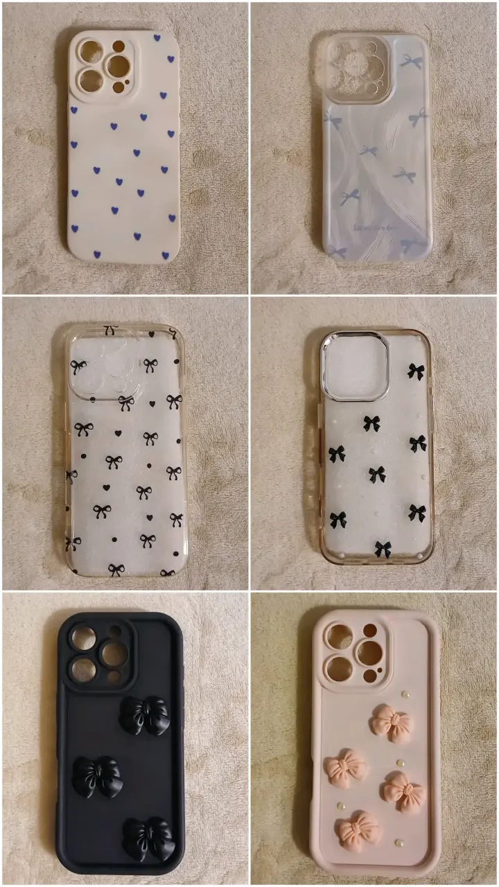 Lote de carcasas decorativas para iPhone 16 Pro - 3