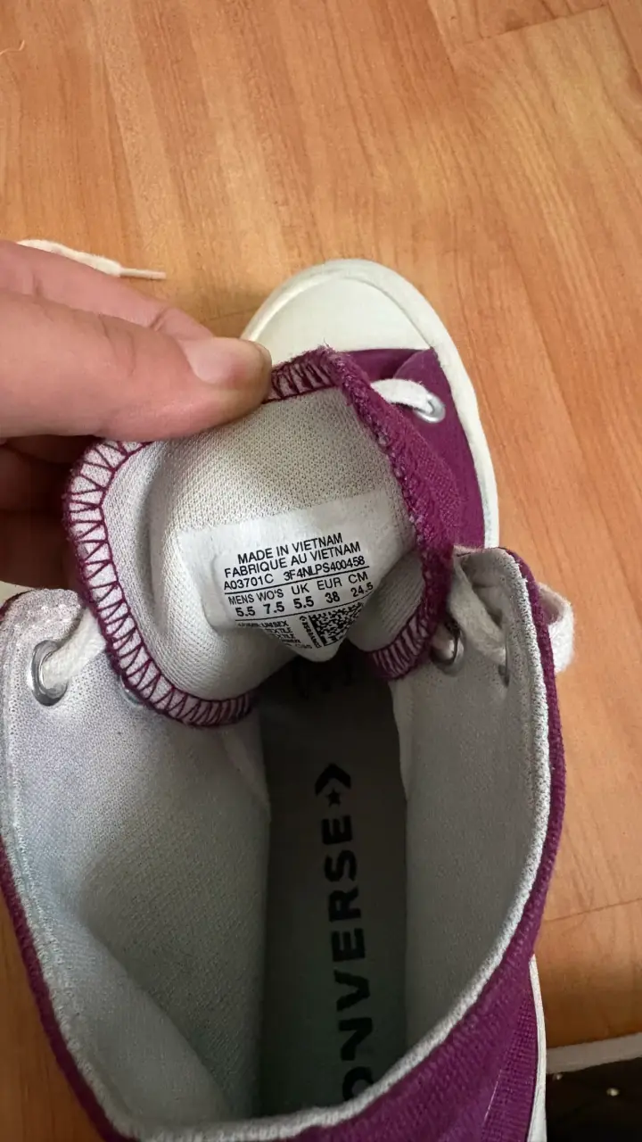 Zapatillas Converse Chuck Taylor All Star moradas - 4