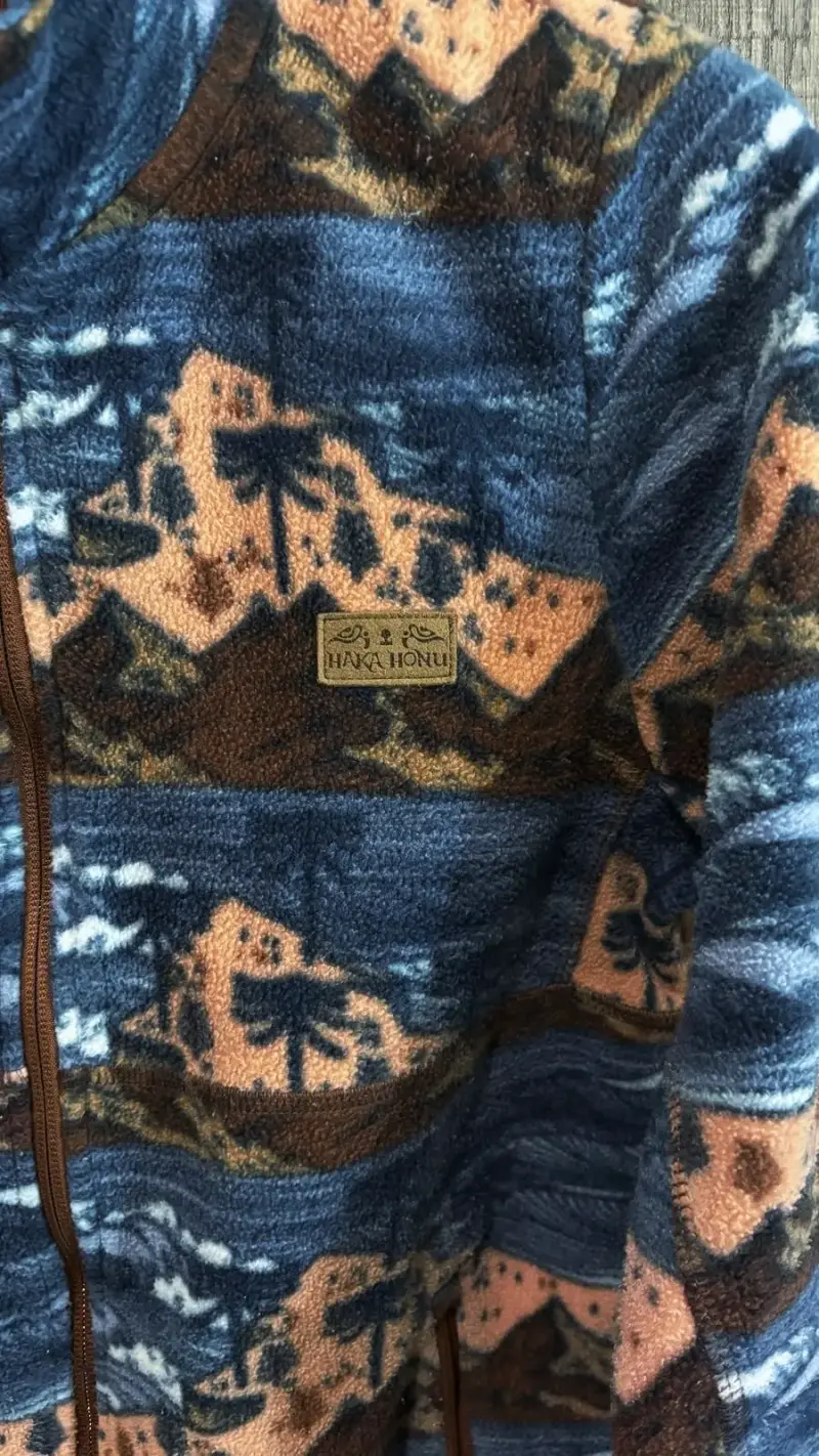 Chaqueta de polar estampada para mujer - 2