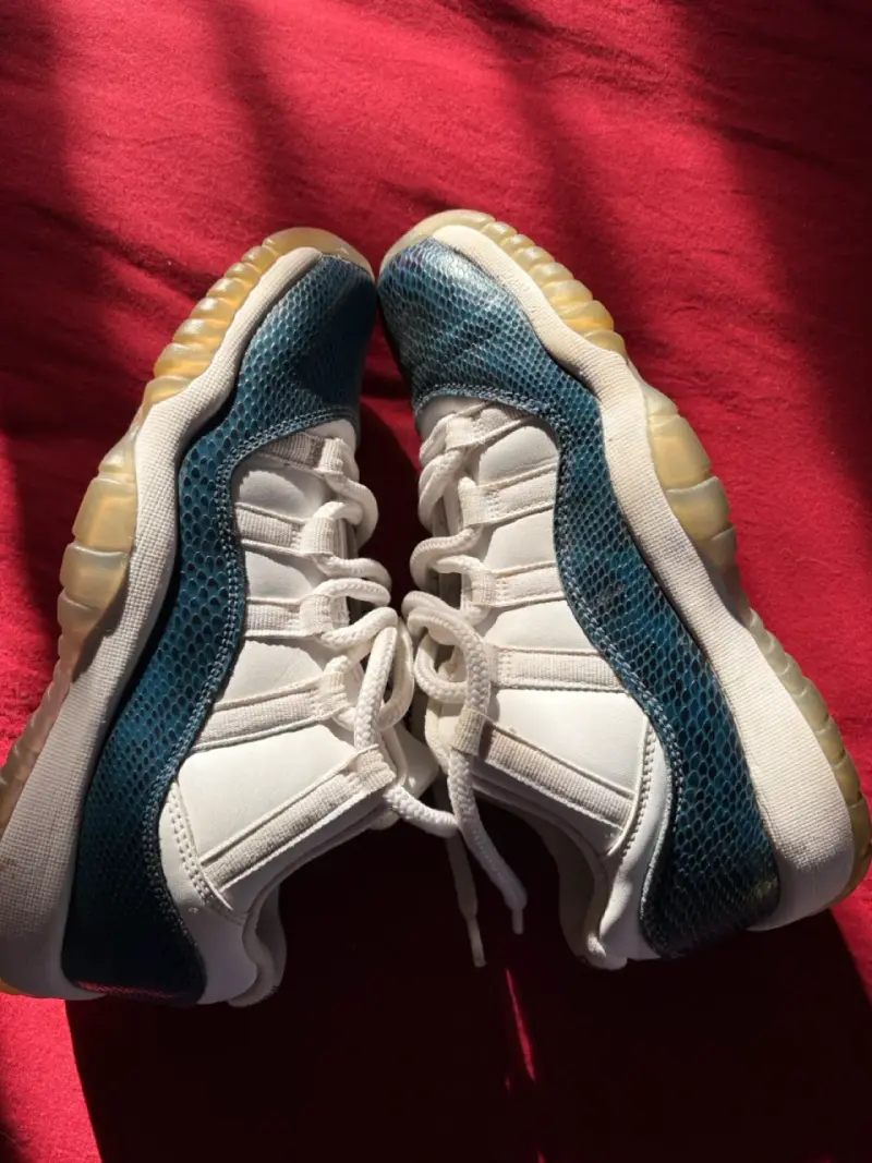 Zapatillas Jordan retro 11 azules snake - 1