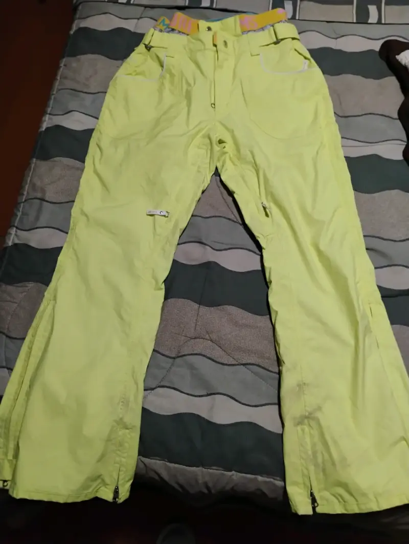 Pantalones de esquí amarillos para mujer - 1