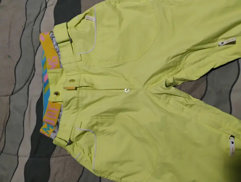 Pantalones de esquí amarillos para mujer - 2