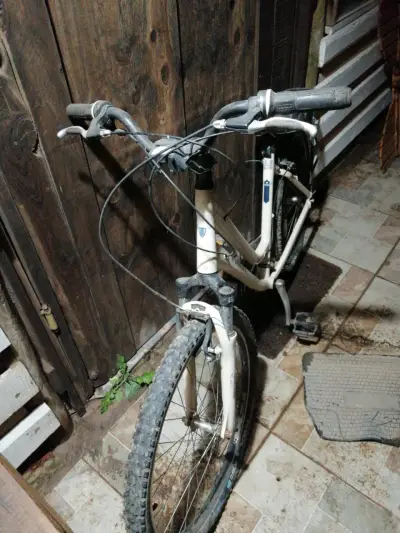 Bicicleta Trek de montaña blanca en buen estado - miniatura 1