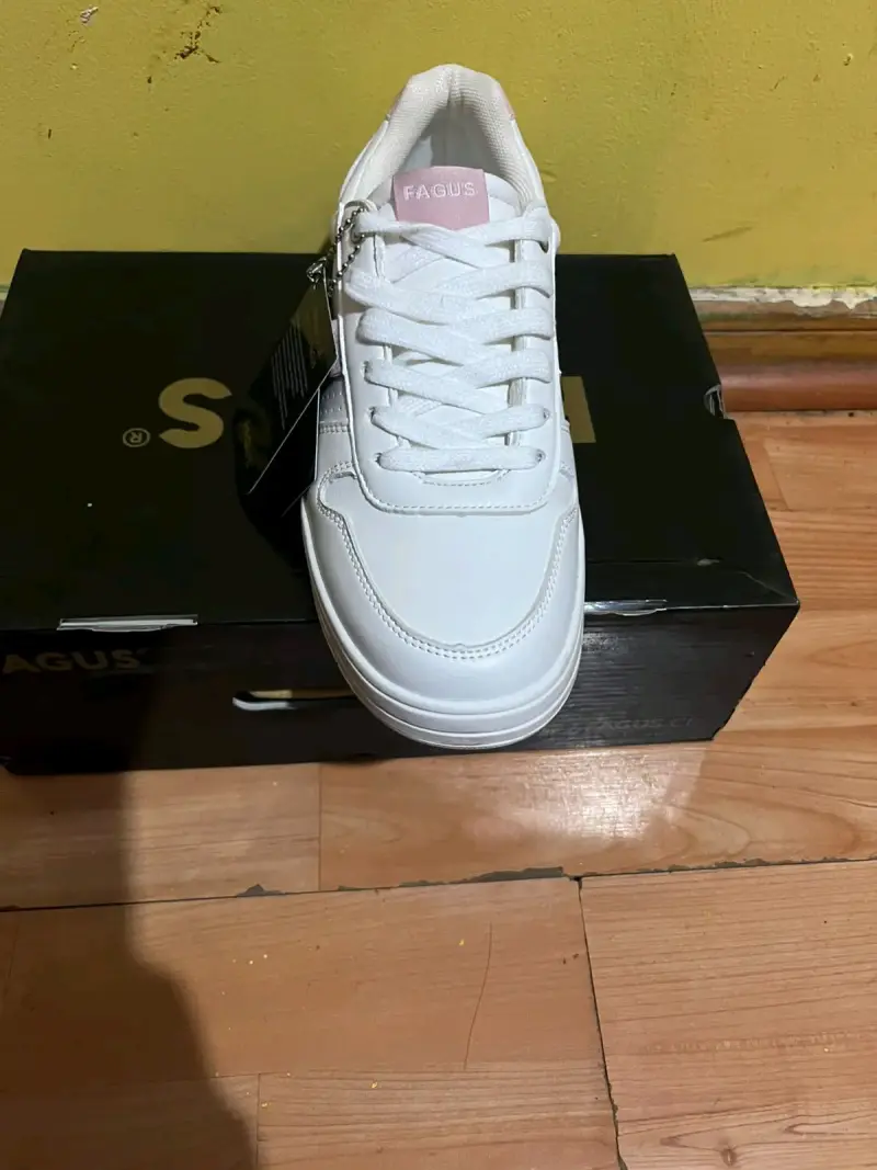 Zapatillas blancas Fagus para mujer talla 39 - 2