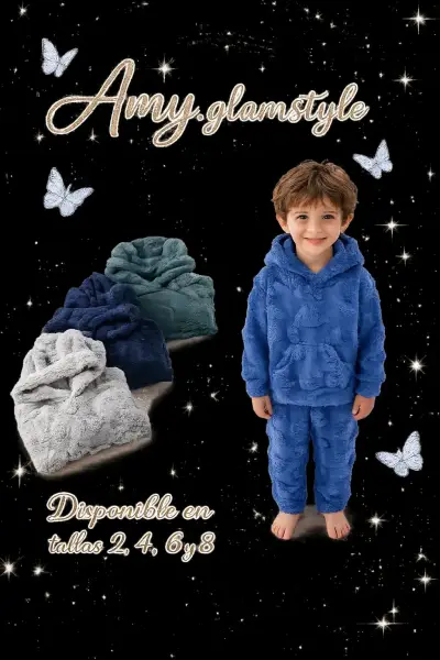 Pijama de polar para niños Amy Glamstyle - miniatura 1