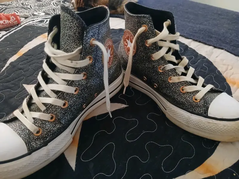 Zapatillas Converse All Star de Lona Brillantes - 4
