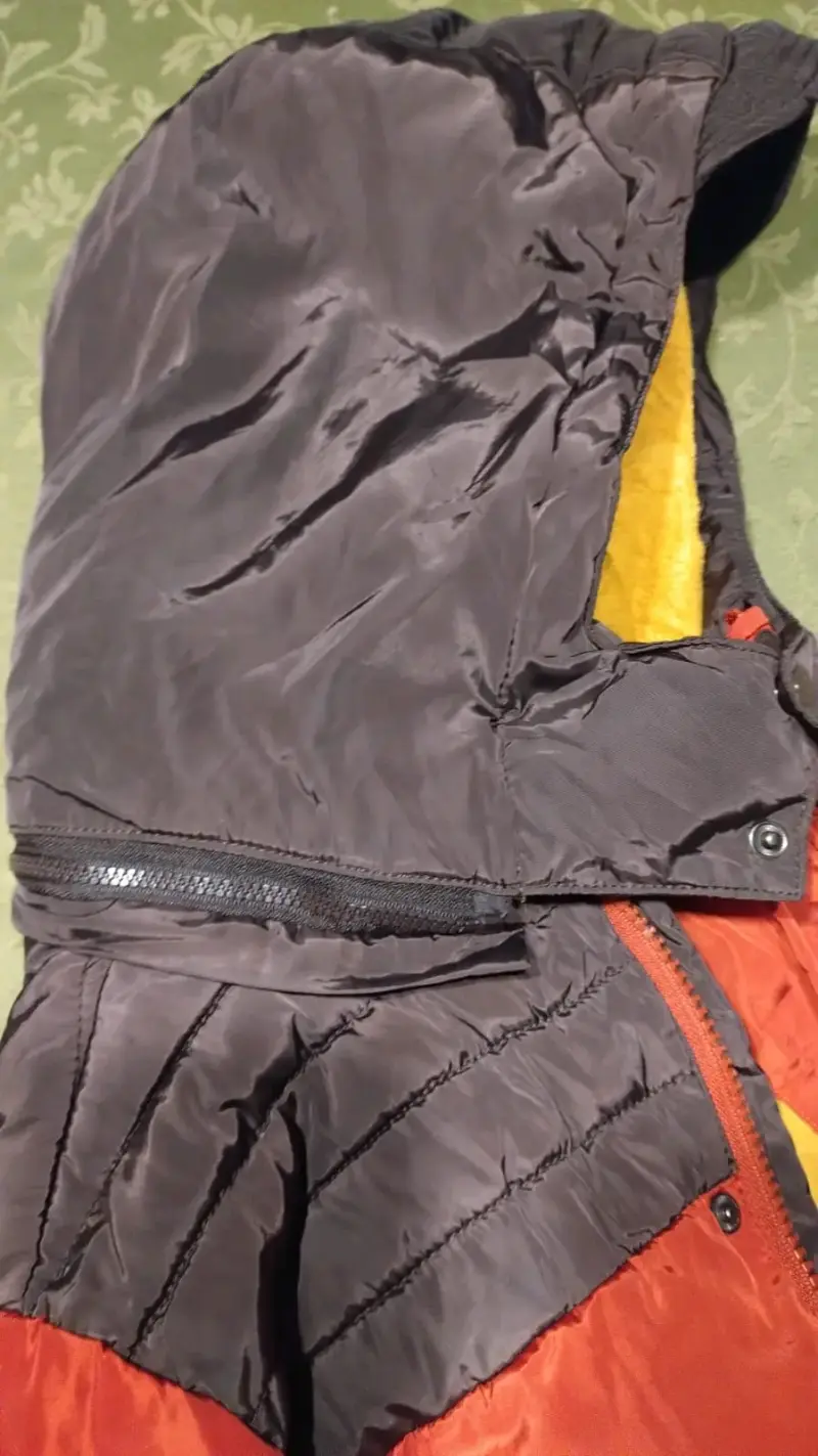 Chaqueta de invierno negra para niña - 3