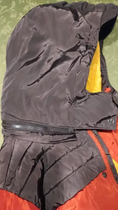 Chaqueta de invierno negra para niña - miniatura 3