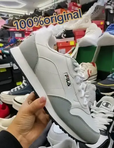 Zapatillas deportivas Fila azul y verde - miniatura 5