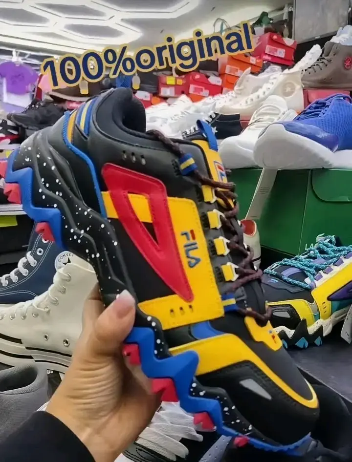 Zapatillas deportivas Fila azul y verde - 6