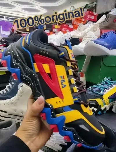 Zapatillas deportivas Fila azul y verde - miniatura 6