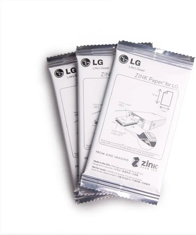 Papel fotográfico LG ZINK para impresora portátil - 3