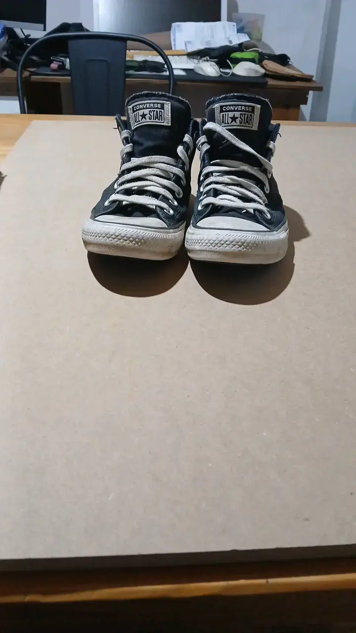 Zapatillas Converse All Star negras usadas - 1