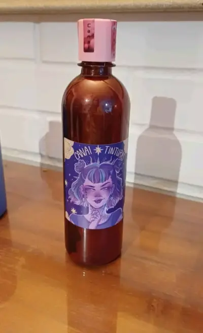 Tinte temporal para cabello color cereza. SIN USO - miniatura 1