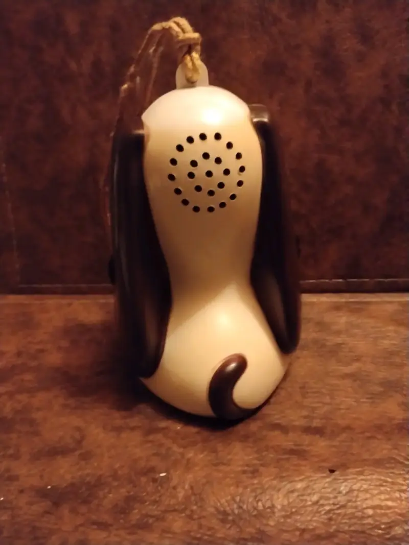 Teléfono vintage en forma de perro con diseño ret - 2